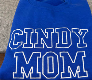 Royal Blue  "Cindy"   Sweatshirts - Personalize