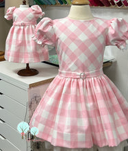 Pink Gingham interview Dress - Personality Dress