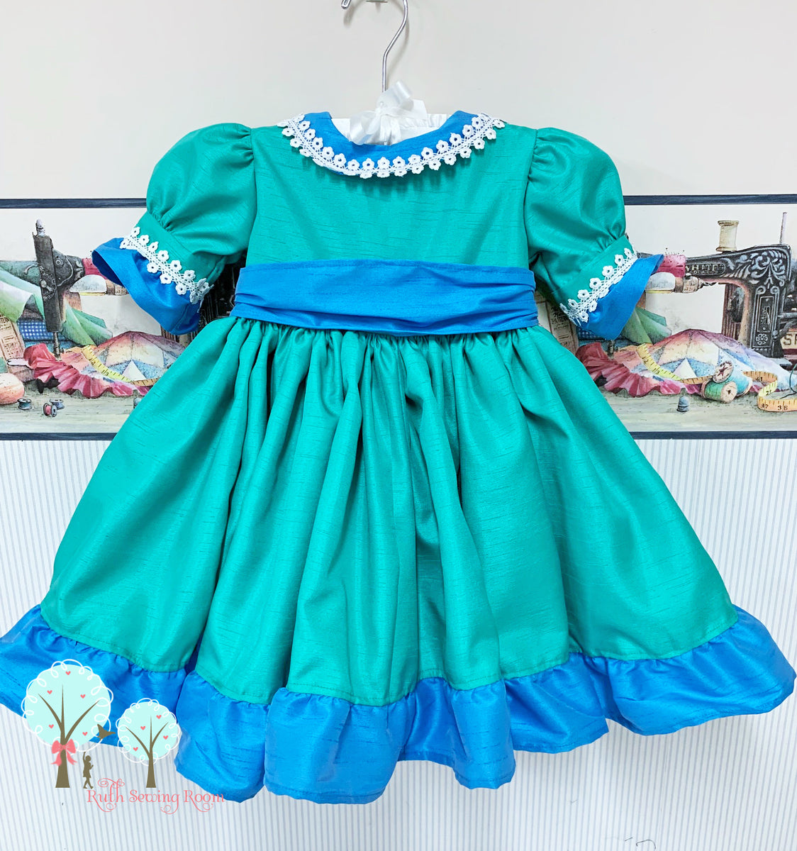 Silk smocked shop pageant dresses