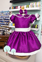 Interview Dress, Beauty Dress  Silk DUPIONI Plum Color