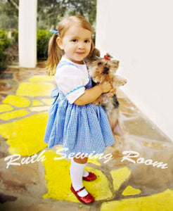 Dorothy Dress, Wizards of OZ Dress, Dorothy Costume, – Ruth Sewing Room