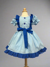 Royal Blue Ruffle Pinafore Dress with a twirl skirt -Custom sizes