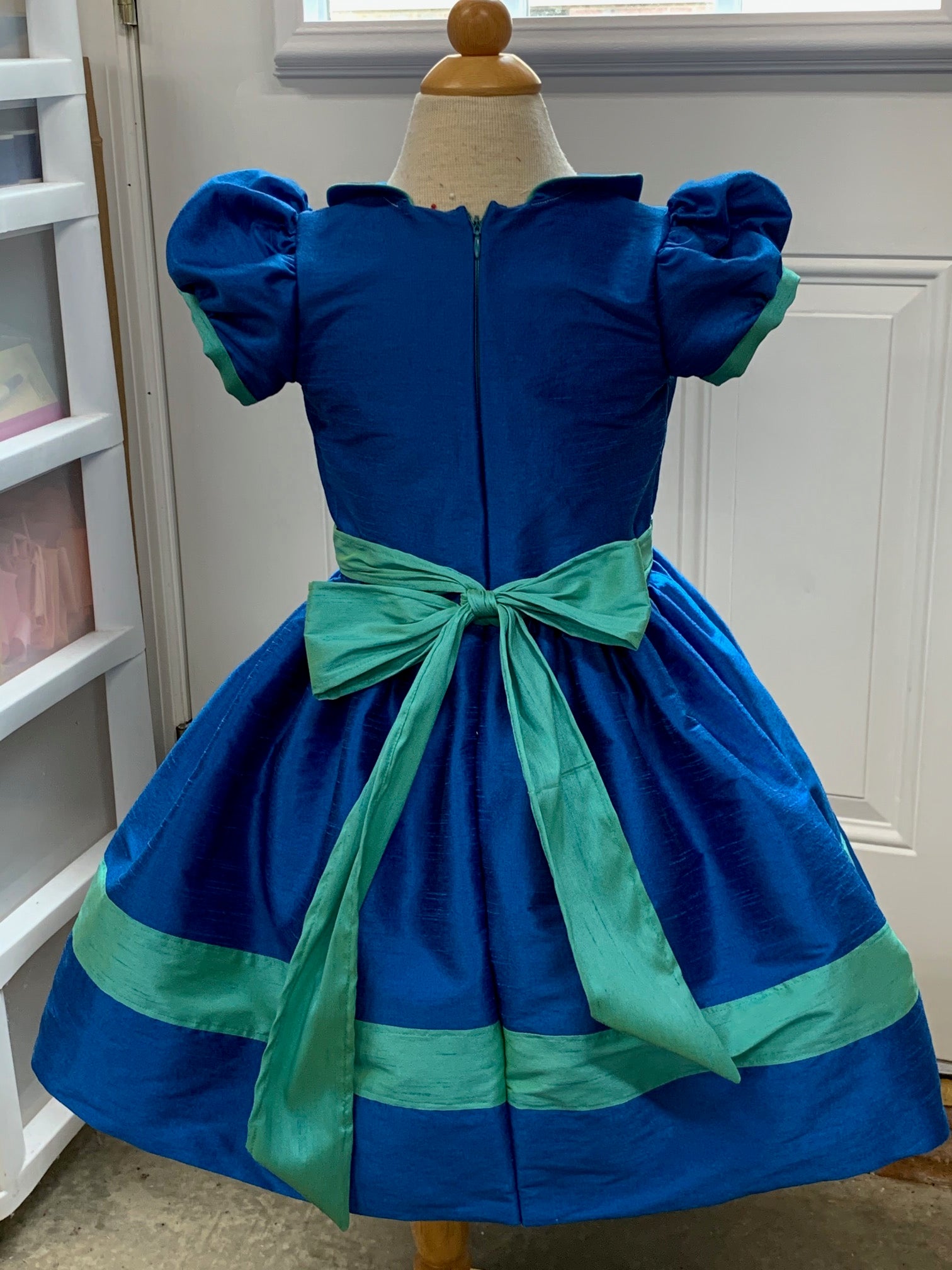 sapphire blue wedding dress Beauty - Sunday Best - Poly Silk Sapphire Blue