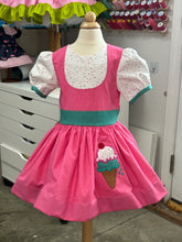 Personalize Dress, With Ice cream embroidered