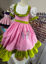 Personalize Dress, With lollipop embroidered