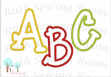 ABC  - Design Instant Download Machine Embroidery - This is NOT a PATCH!