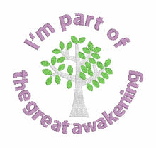 I'm part of the Great Awakening - Christian Embroidery - Digitize File ---