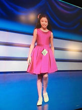 custom listing for Anastasia kostecki Interview Dress OOC Tropic Blue  Silk DUPIONI,
