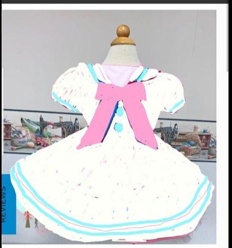 custom listing for Crystal Bilbrey Sailor Dress -- Custom you pick the colors you want  - Pageant Dress   - Cruise Vacation Dress ~ Sailor Dress ~ Birthday Party