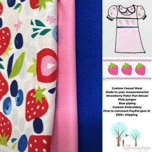 Strawberry  Custom  Personality Dress,  Interview Dress,  Party Dress,