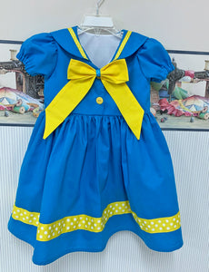 sailor dress you pick the colors custom children sizes at Ruth Sewing Room