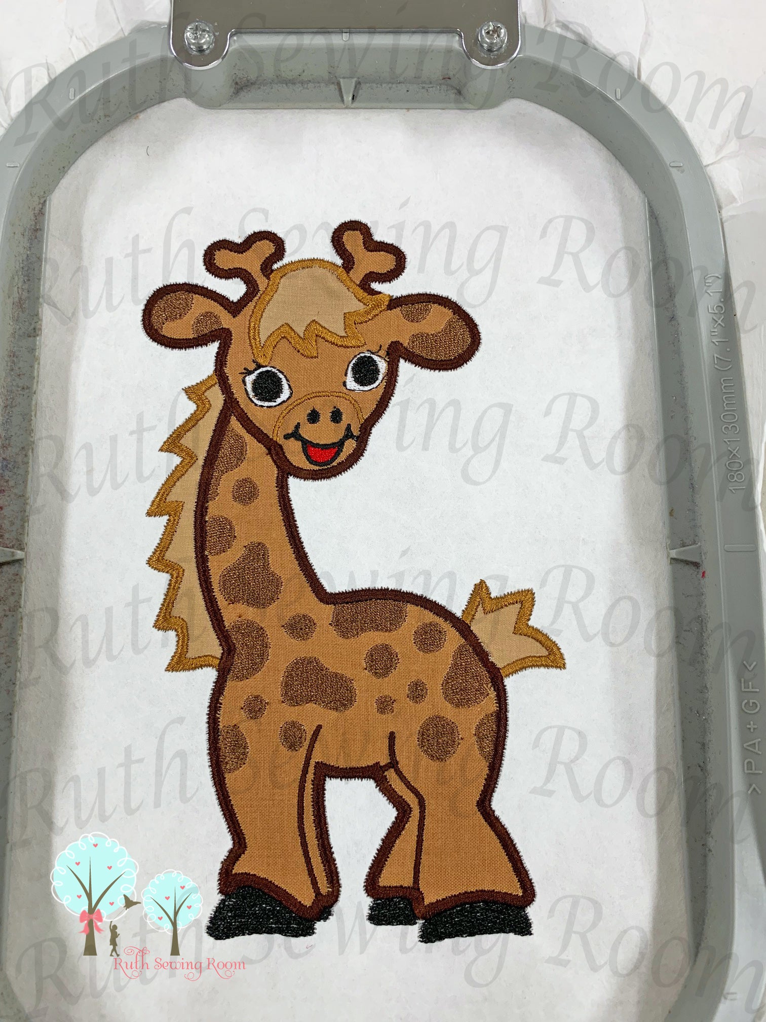 エンジニアードガーメンツ パッチワークシャツ Giraffe Jacquard Giraffe Safari Animals Applique - Embroidery Design – Ruth Sewing Room