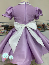 Beauty - Sunday Best - Poly Silk Dupioni Lilac - Wedding Flower Girl - Easter - Tea Party Dress - Birthday Party Dress - Princess