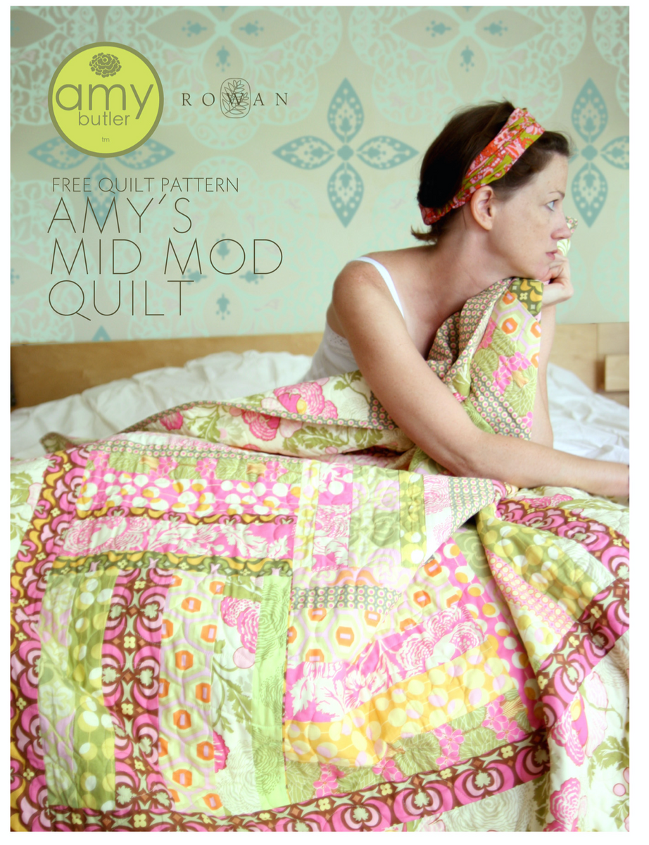 Free Amy Butler Mid Mod Quilt Pattern – Ruth Sewing Room
