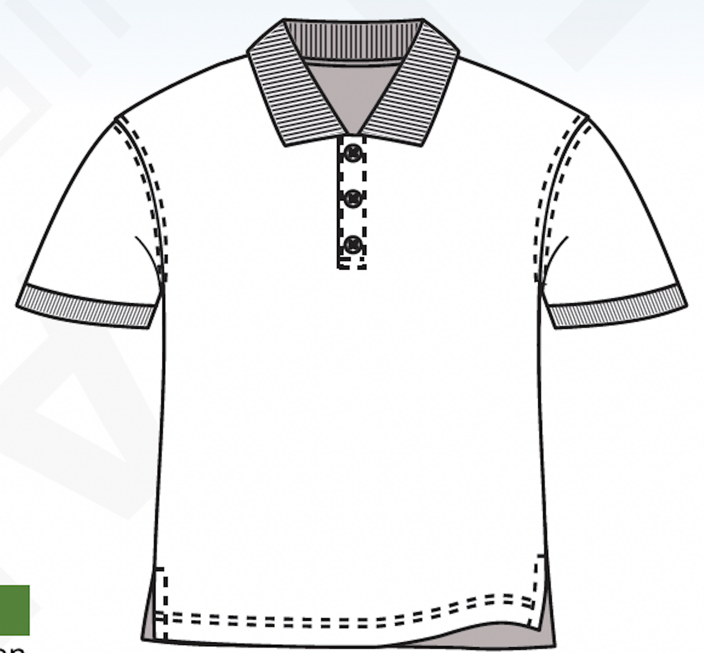 Berean Junior Academy -Boys Hunter Green Polo Shirts short sleeves U838