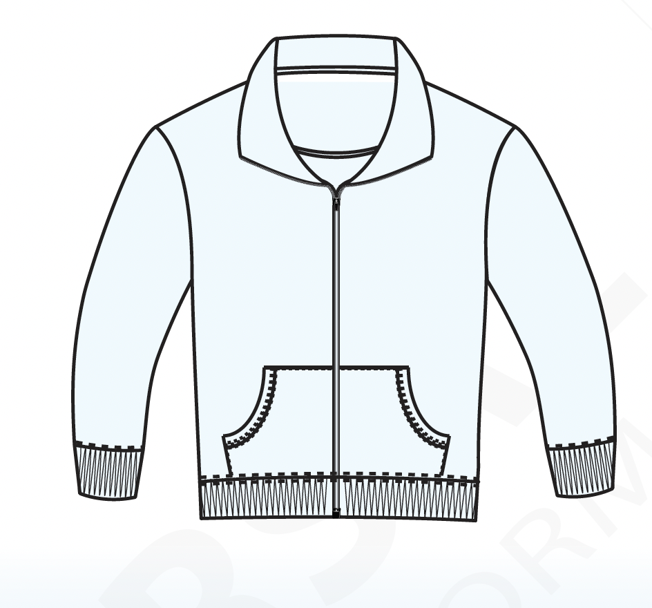 Berean Junior Academy - Hoodless Full Zip Fleece Jacket  U8901/U8903