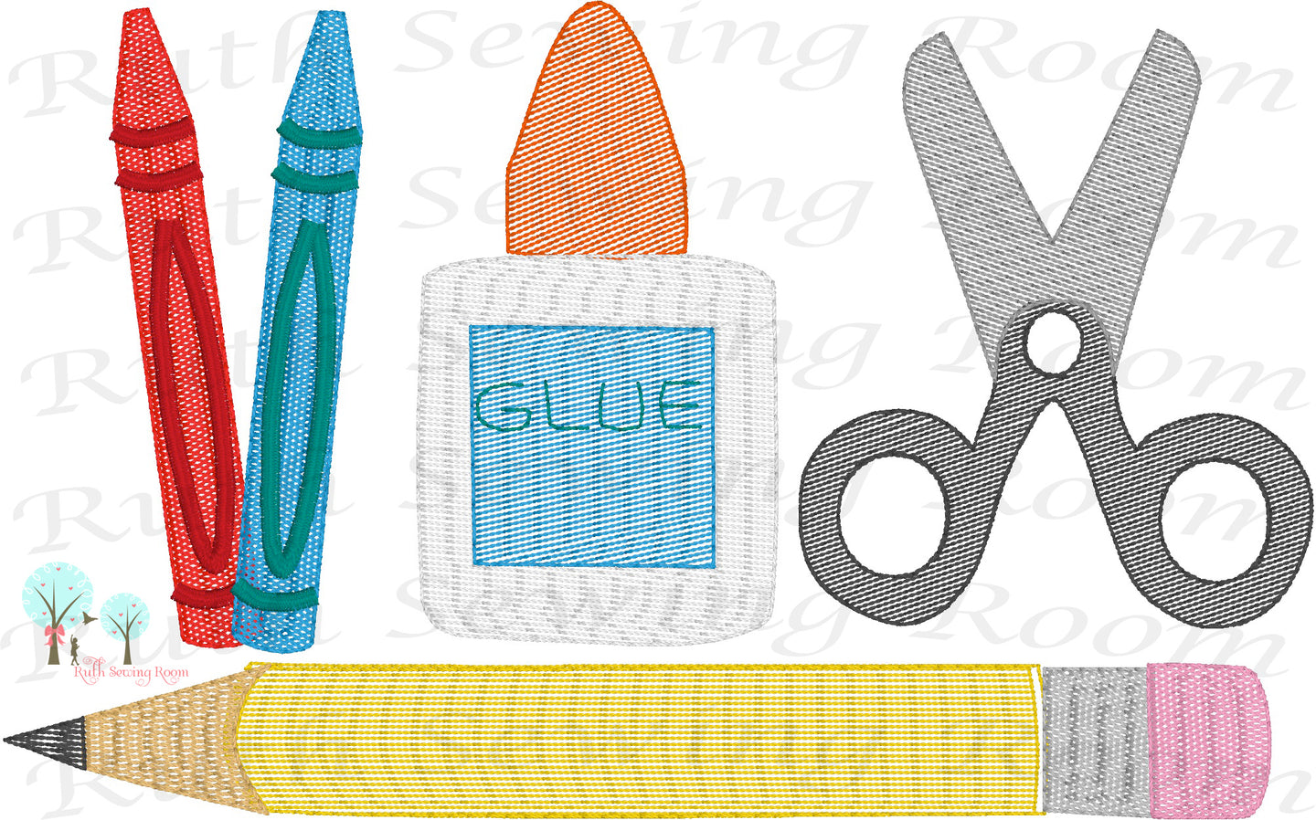 Sewing Supplies (Instant Download) 