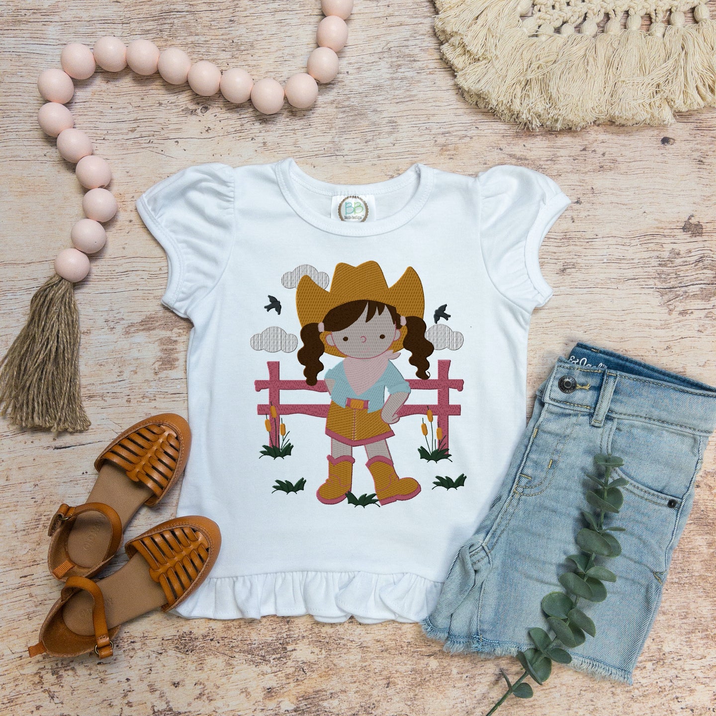 Cute Cowgirl  Western wear tee-shirt