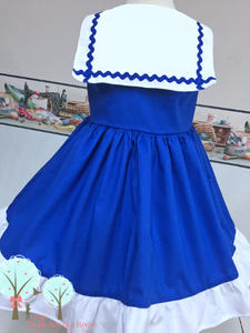 custom listing for Cristal Cristal Sailor Dress  -- Custom you pick the colors you want  - Pageant Dress   - Cruise Vacation Dress ~ Sailor Dress ~ Birthday Party
