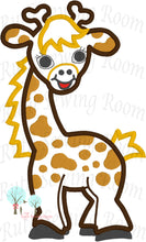 Giraffe Safari Animals Applique  - Embroidery Design by Ruth Sewing Room 