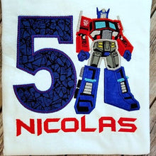 Optimus Car  Applique Embroidery Design This is not Fill and NOT A PATCH