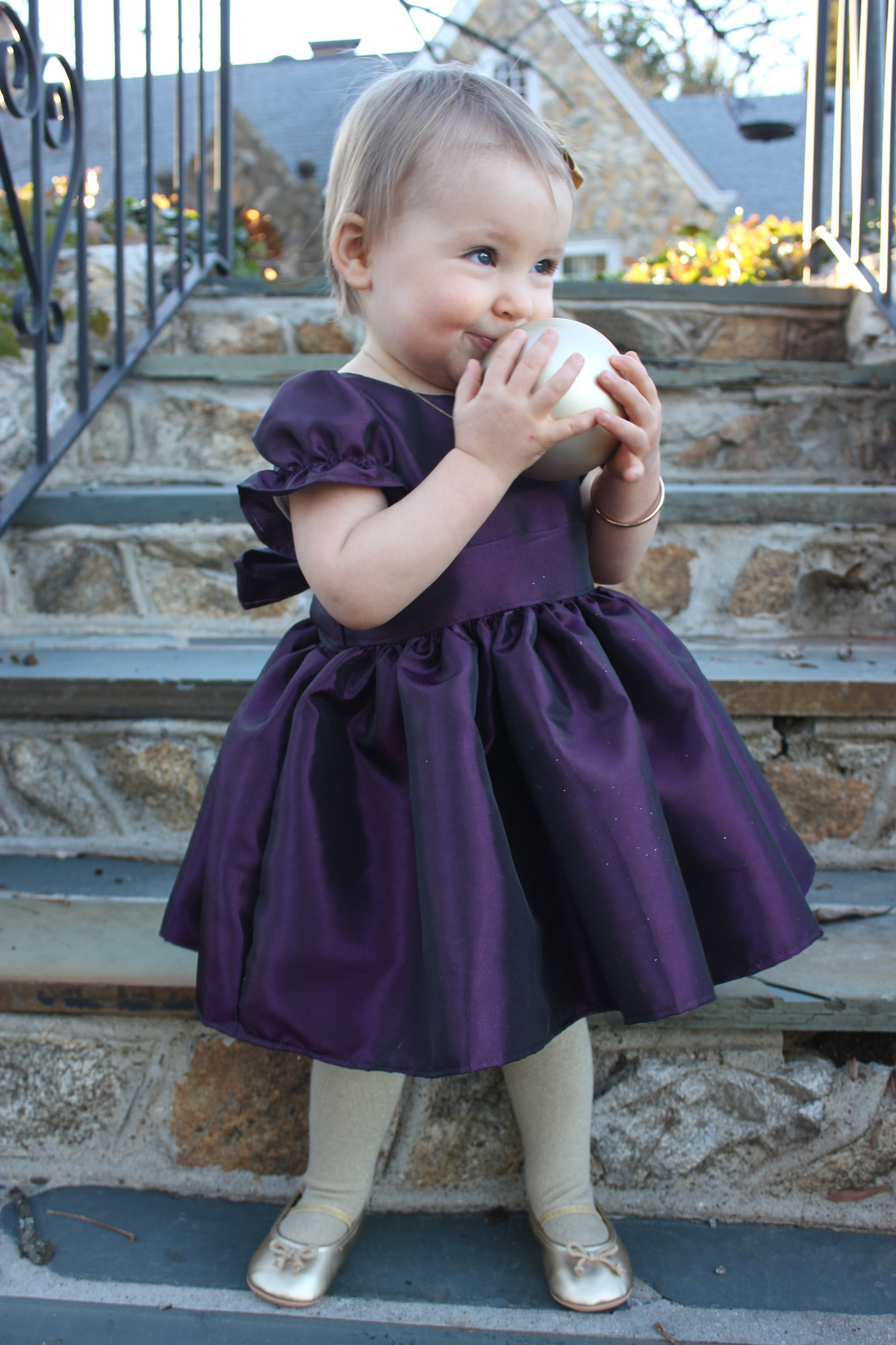 Deep Purple Silk Dupioni, Christmas Party Dress, Other Colors Available Add Hair Bow / 5 Deep Purple Silk Dupioni, Christmas Party Dress, Other Colors Available Add Hair Bow / 5