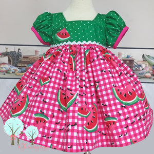 Watermelon Dress, Watermelon Birthday,