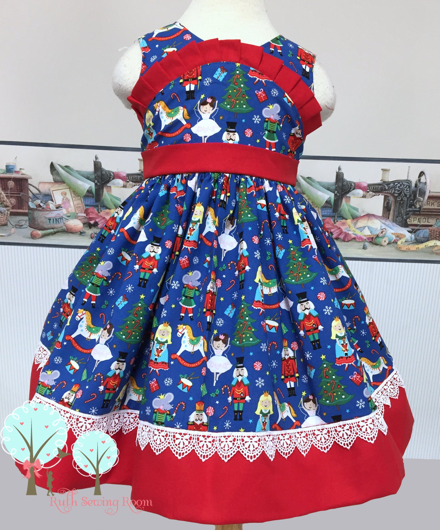 The Nutcracker Christmas Dress, Ballet Dress, Clara, Sugar Plum Fairy, Ruth Sewing Room The Nutcracker Christmas Dress, Ballet Dress, Clara, Sugar Plum Fairy, Ruth Sewing Room
