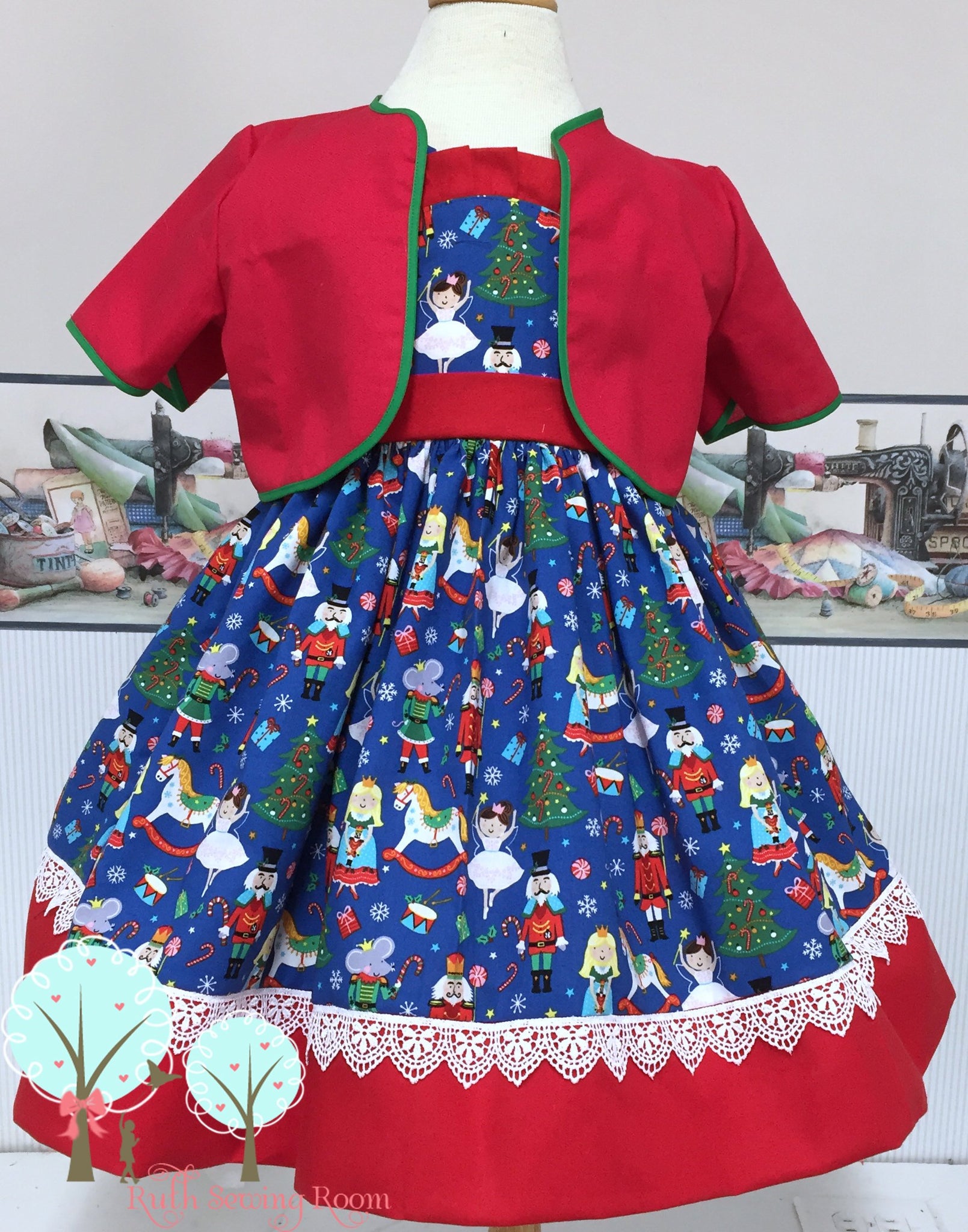 The Nutcracker Christmas Dress, Ballet Dress, Clara, Sugar Plum Fairy, Ruth Sewing Room The Nutcracker Christmas Dress, Ballet Dress, Clara, Sugar Plum Fairy, Ruth Sewing Room