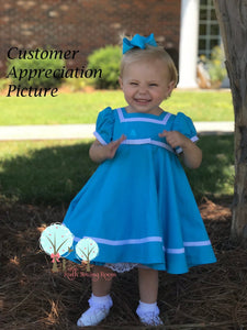Shirley Temple Inspired Dress, Pageant Dress, Pick your Color 18m/24m