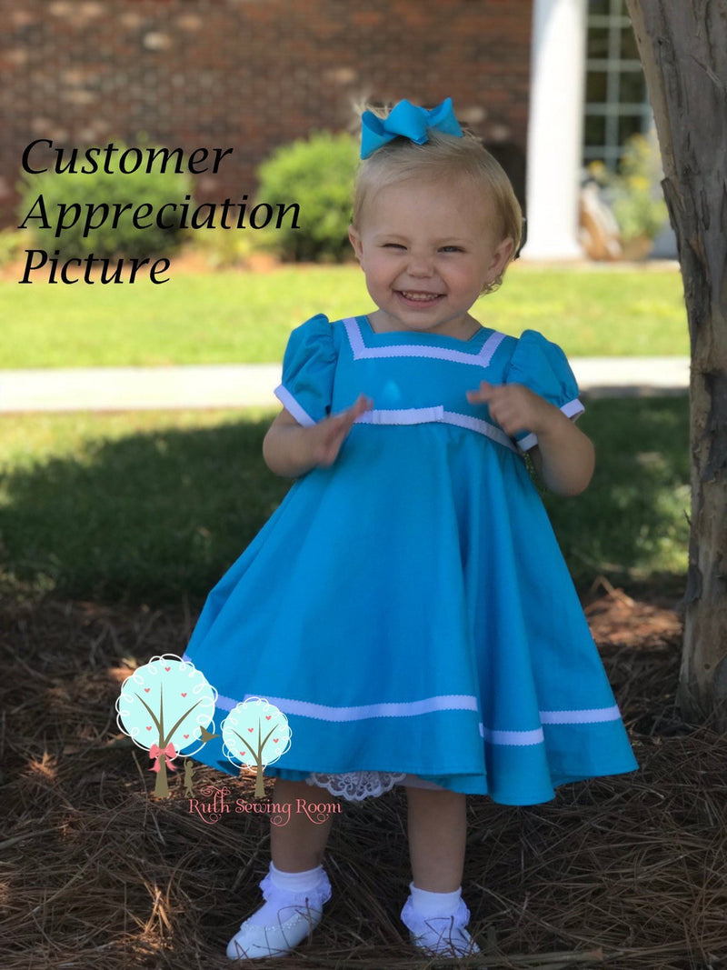 Shirley Temple Inspired Dress, Pageant Dress, Pick your Color 18m/24m