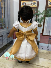 Ballerina Clara Dress,Victorian era - Poly Silk DUPIONI, 18" America Girl Dress OOAK  Ready To Ship