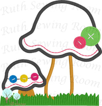 mushroom embroidery Ruth Sewing Room  