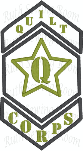 Quilt Corps  Embroidery -Applique - Stitch  Embroidery Design