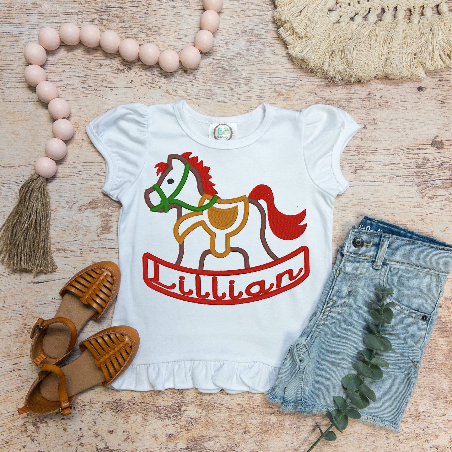 Rocking Horse  - Western wear tee-shirt