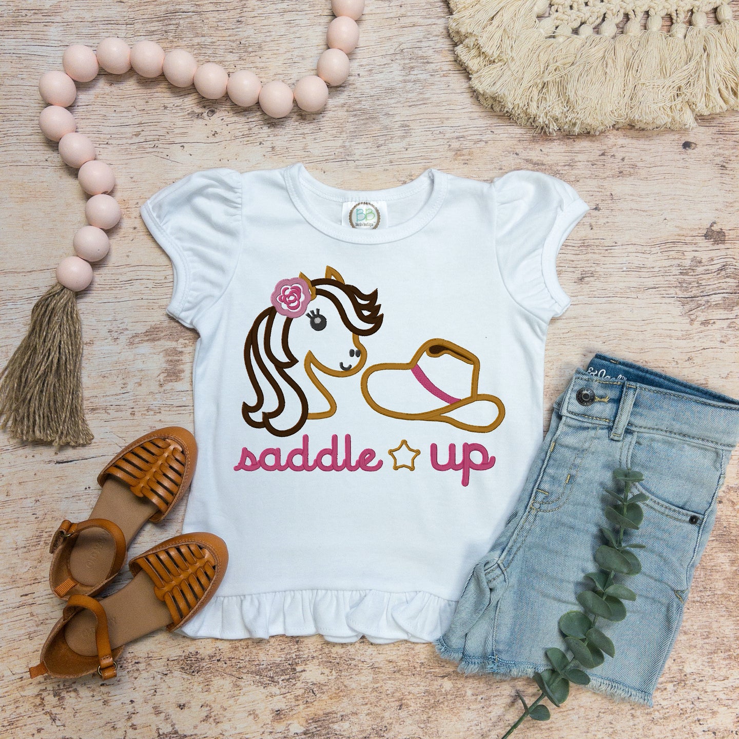 Saddle - up Western wear tee-shirt