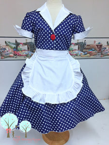 RTS size 3/4 Retro 50's I love Lucy inspired three piece set Ruth Sewing Room RTS size 3/4 Retro 50's I love Lucy inspired three piece set Ruth Sewing Room
