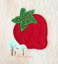 Strawberry Applique  -   Embroidery Design Instant Download Machine Embroidery