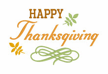 Happy Thanksgiving Fill Stitch -   Embroidery Design Instant Download Machine Embroidery